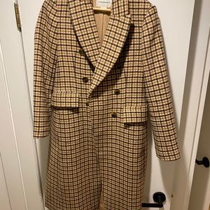 Club Monaco tartan coat